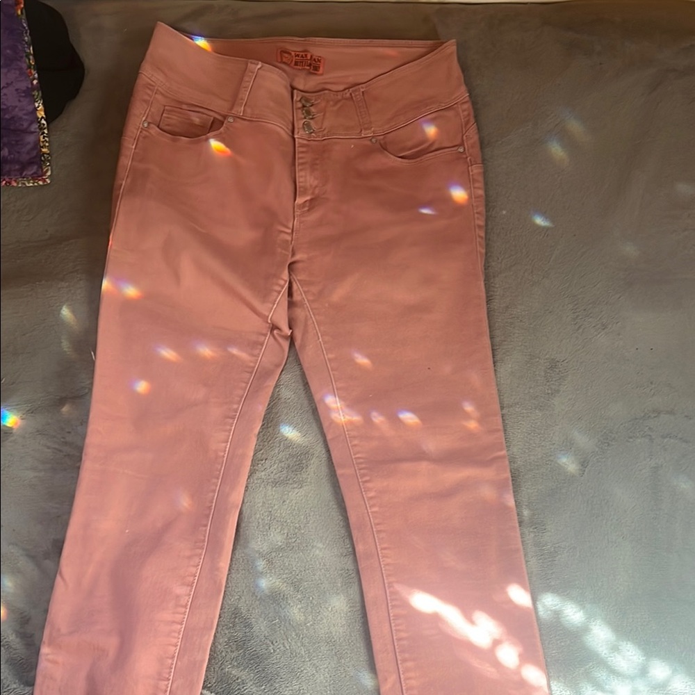 Pink Denim Jeans